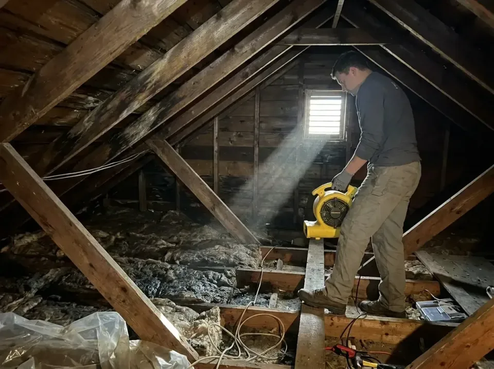 attic-water-damage-drying-proc-007 — frequently asked questions, Emergency Water Extraction & 24/7 Flood Response in Coaldal…